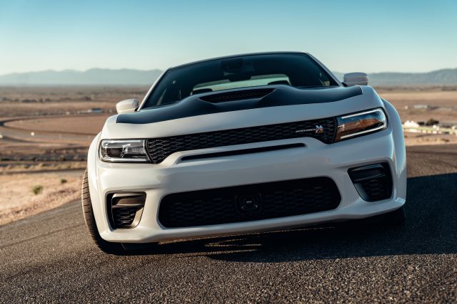 Newly designed front fascia on the 2020 Dodge Charger Scat Pack
